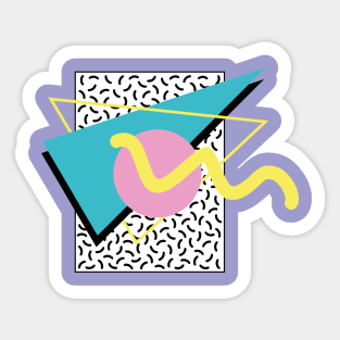 Memphis Pattern 61 / 80s Retro Sticker